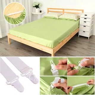 4 piezas de sábana de cama, funda de colchón, mantas, pinzas, clip, sujetadores elásticos