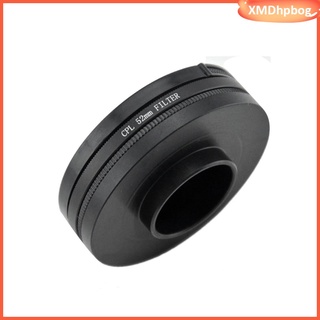 Universal DSLR Camera Lens CPL Circular Polarizer Filter 52mm Diameter with Lens Cap Cover