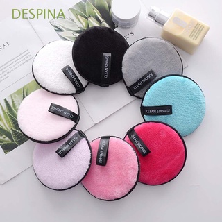 DESPINA Washable Sponges Puff Facial Towel Loose Powder Puff Makeup Remover Pads Microfiber Reusable Cosmetic Accessories Skin Care Cotton Pads Makeup Tool Cleansing Puff/Multicolor
