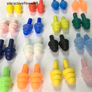 [attractivefinewell] 20 tapones de silicona anti ronquidos cómodos para el sueño de estudio