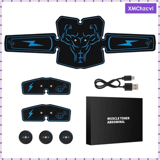 Estimulador Ab Cinturón Tonificante Muscular En Casa Gimnasio Paquete/Entrenamiento USB Recargable Sistema De Cintura Entrenador Para Hombres