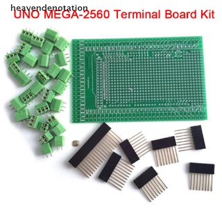 [heavendenotation] kit de placa de terminales compatible con arduino mega-2560 kit profesional