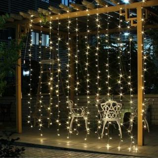 2m cadena de luz de hadas 20 led funciona con pilas luces de navidad fiesta jardín cortina luces