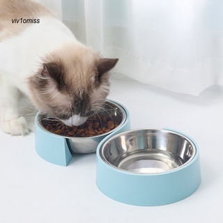 vo gato cachorro comida agua alimentación doble cuencos antideslizante alimentador mascota vajilla suministros (6)