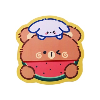 [Cute Bear Mouse Pad][ Ins Girl Heart Student Computer Small Mouse Non-slip Pad][Personalized Mouse Pad Is Suitable For Laptop Office Decoration Accessories Gifts] (9)