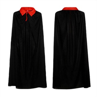 <Fashion>Hooded Single Layer Kids Cloak Coat Lapel Lace Up Long Halloween Cape Halloween Costume