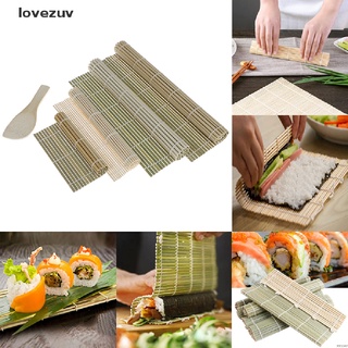 lovezuv delicado rodillo rodante de bambú estera fabricante cuchara diy japón alimentos sushi herramientas cl