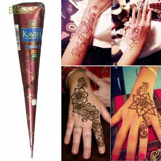 BLISS11 Pintura Corporal 3 Colores Mehandi Tinta India Henna Tatuaje Temporal (1)