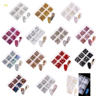 onl decoración de uñas/diamante/cristal/tamaño mixto/3d para manicura/arte en uñas/diamante