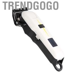 Trendgogo pantalla LED Clipper Trimmer máquina de corte herramienta de peluquería enchufe de la ue 110-240V (3)