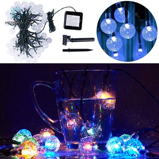 [Caliente]Luces de cuerda Solar al aire libre Led de cristal con 8 modos de luz de Patio