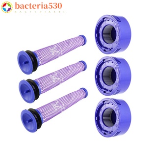 bacteria530 6Pcs/Set Front Filter + Rear Filter for Dyson V7/V8 Vacuum Cleaner Accessaries