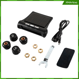 Tire Pressure Monitor System Gauge , TPMS Solar Power Tire Pressure Monitoring