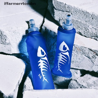 ifrm 250/500ml botella de agua de silicona para senderismo deportes botella plegable bolsa de agua. (1)