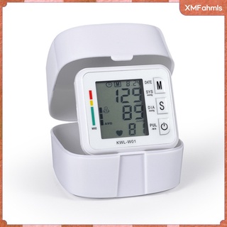 pantalla lcd de viaje para muñeca, monitor de presión arterial, medidor de pulso (5)