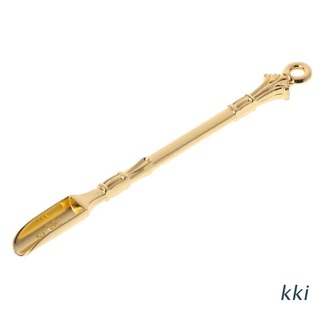 kki. cuchara de metal dorado uso para snuff cuchara de té colgantes vajilla cuchara de té