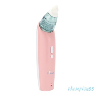 Bebé aspirador Nasal eléctrico limpiador de nariz seguro higiénico dispositivo de moco (rosa) -