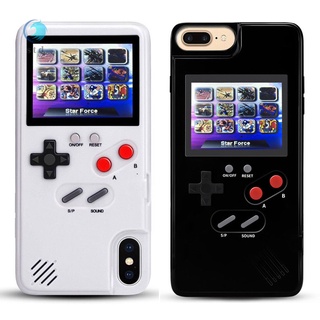 funda colorida para teléfono celular gameboy tetris para iphone x max/7/8 plus