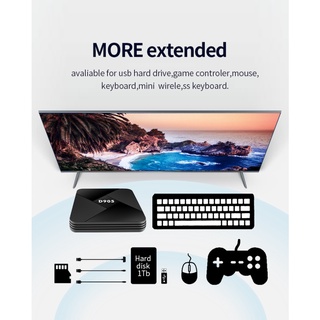 Brand new D905 WIFI smart TV box Android 10.0 4GB 32GB Wifi 2.4G 4K Amlogic HDMI output S905 Youtube TV box set-top box media player USB interface graceing (4)