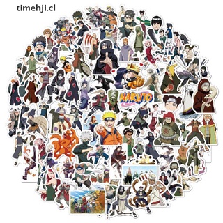 TIME 100Pcs Cartoon Anime NARUTO Waterproof Stickers Skateboard Suitcase Guitar Decal CL