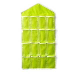 #MST Transparent 16 Pockets Hanging Organizer for Wardrobe Door Wall Storage Bag