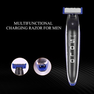 maquinilla de afeitar eléctrica multifunción recargable para hombre (8)