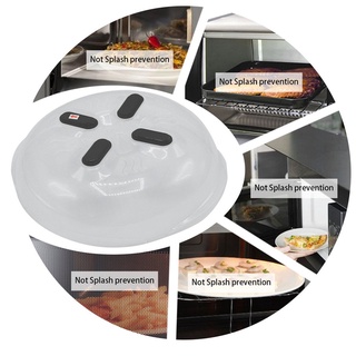 0825# Food Splatter Guard Microwave Hover Anti-Sputtering Cover With Steam Vents (7)