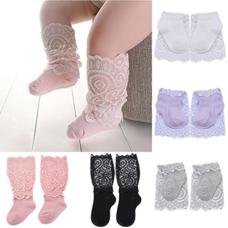 calcetines de encaje para niñas/color sólido/alta calidad/costura