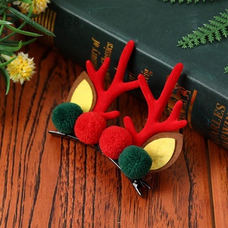 2 Horquillas lindas de ciervo para orejas de navidad pinzas para el accesorios cabello