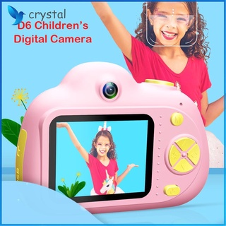 Crystal D6 niños Mini cámara deportiva 32GB Dual lente niños Digital SLR cámara fotográfica (3)