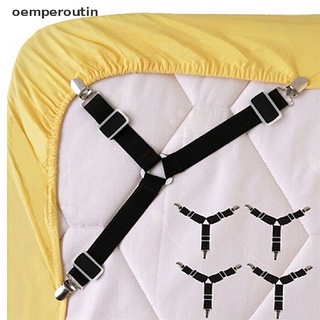 Utin 2pcsTriangle Suspender Holder Bed Mattress Sheet Straps Clips Grippers Fasteners .