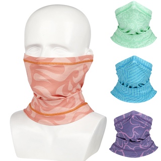 aobuqu unisex elegante a prueba de polvo anti gotitas cara cubierta diadema bufanda cuello polaina