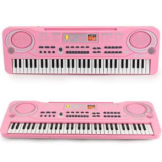 61 teclas teclado electrónico digital piano con micrófono instrumento musical