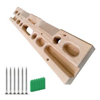 Wooden Hang Board Climbing Fingerboard Doorway Hand Strengthener Equipment for Training Finger Grip and Pull Up