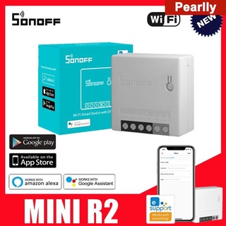 Entrega rápida Best Price Sonoff Novo Mini R2 Diy Inteligente Interruptor Wifi Dual control Temporizador pearlly_br