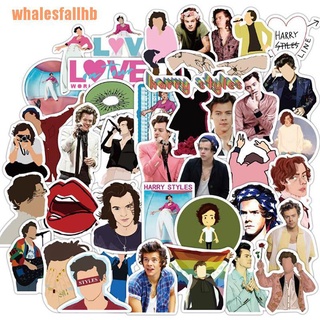 ❦whalesfallhb❦ 50Pcs British Singer Harry Edward Styles Stickers Laptop Bottle Bicycle Decal