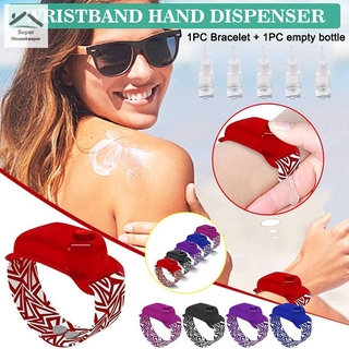 dispensador de mano líquido desinfectante de manos dispensador portátil de silicona recargable pulsera portátil desinfectante de manos