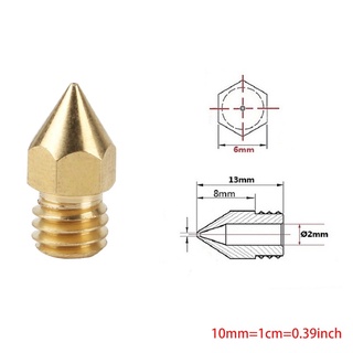 ZWI 3D Printer Parts MK9 Extruder Nozzle Print Head 0.2/0.3/0.4/0.5/0.8mm Silicone Sock for Creality CR-10 Ender 3 (2)
