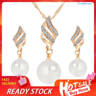 Terlaris pendientes de perlas de imitación de aleación duradera de alta calidad elegante juego de pendientes de Color para viajes