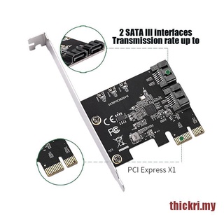 Thick PCIE3.0 a SATA3.0 tarjeta de expansión de 4 puertos SATA3 SSD unidad de estado sólido conversión