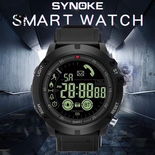 synoke reloj deportivo inteligente bluetooth multifunción impermeable para android e ios