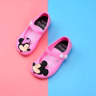 Melissa Nuevo Mini Zapatos Niñas Sandalias Mickey Y Minnie (3)