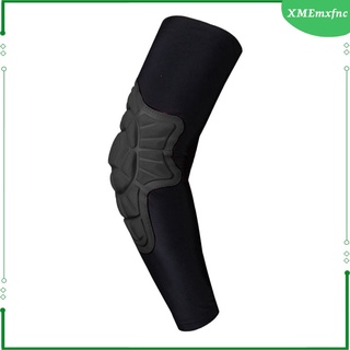 soporte compacto para codo, baloncesto, acolchado, manga de brazo, mma, color negro