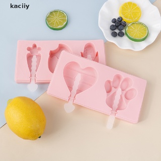 kaciiy diy helado maker lindo molde con tapa de silicona casera paleta molde hecho a mano cl
