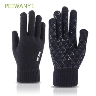 Xixiwany1 guantes tejidos unisex Para invierno cálido a prueba De viento y antideslizante (1)