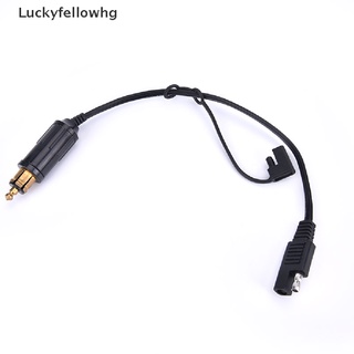 [luckyfellowhg] din hella powerlet enchufe a sae adaptador de batería cable conector para motocicleta [caliente]