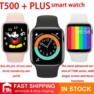 2021 nuevo T500 Plus smart watch series 6 IWO 13 12 1.69 pulgadas para Android IOS teléfono PK T500 T900 T800 Y68 D20 X7 FK88 PRO FK99