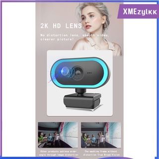 2k hd autofocus streaming webcam micrófono incorporado plug&play para videojuegos