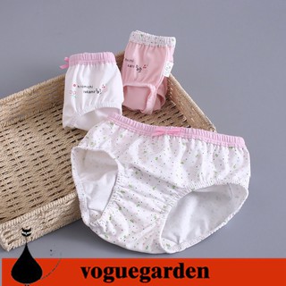 3 piezas de ropa interior suave para niñas, calzoncillos, Boxer, pañales, pantalones