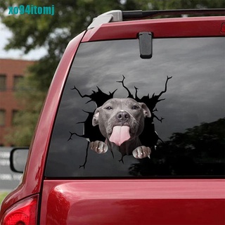 【omj】Pig Crack Car Sticker Dog Animals Pet Funny Puppy Lover Decorations Decoration